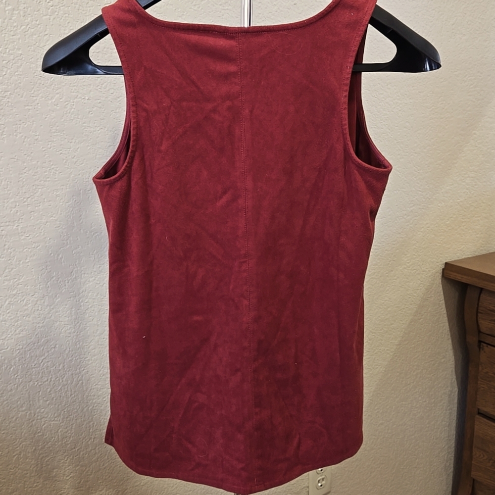 Faux Suede Tank - Picture 2 of 4